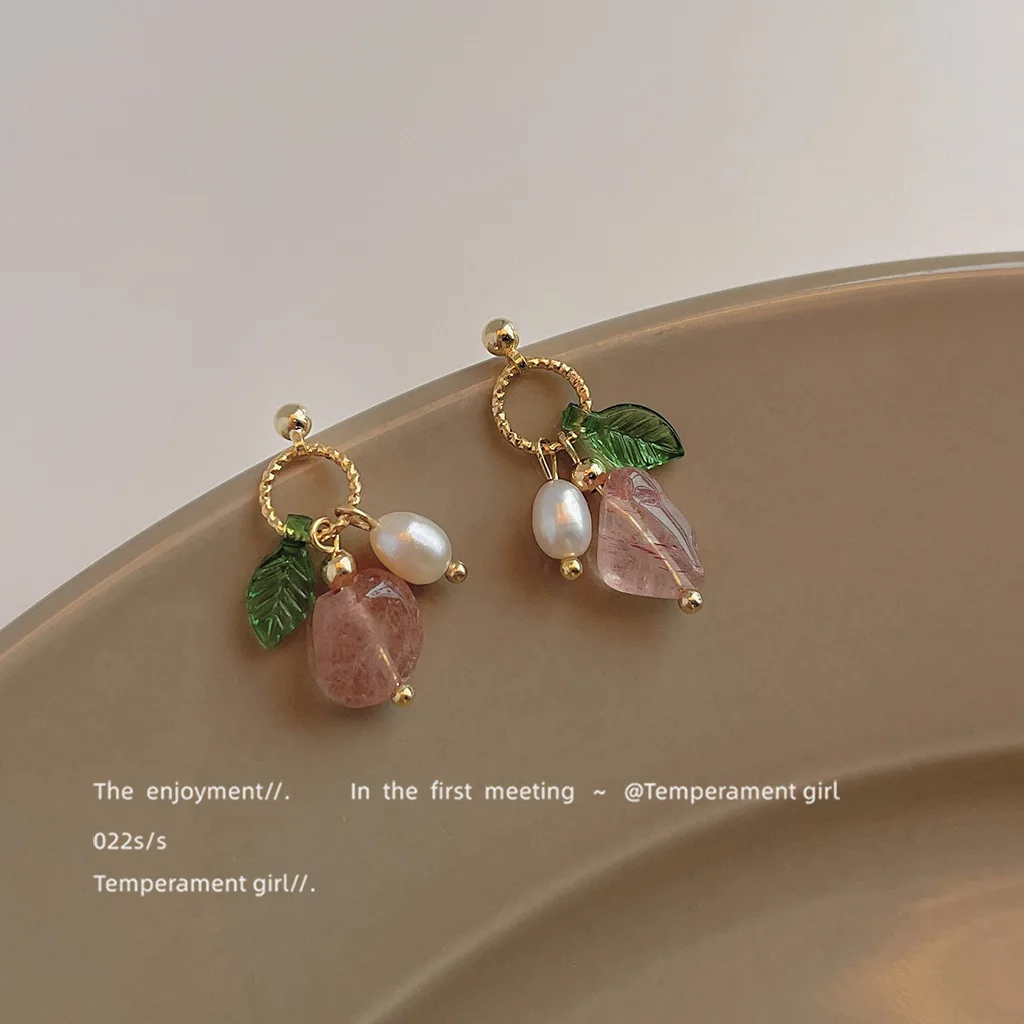 

2022 модные серьги-гвоздики в виде свежих цветов, Женские Простые повседневные серьги, классический универсальный Банкетный стиль, оптовая п...