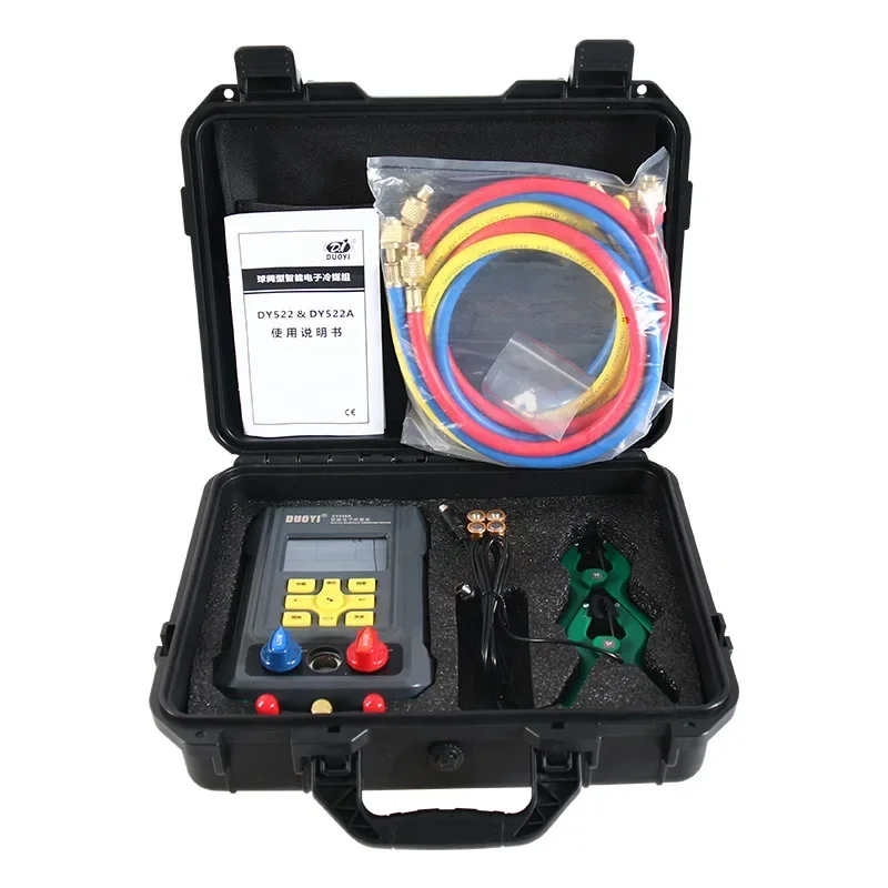 DUOYI DY522A цифровой коллекторный измеритель вакуума для кондиционирования воздуха