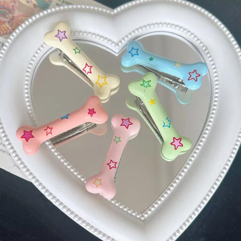 

Dog Bone Design Hairpin Fashion Creative Popular Hair Clips Girls Charm Lovely Barrettes Styling Tools Accessories hair clips