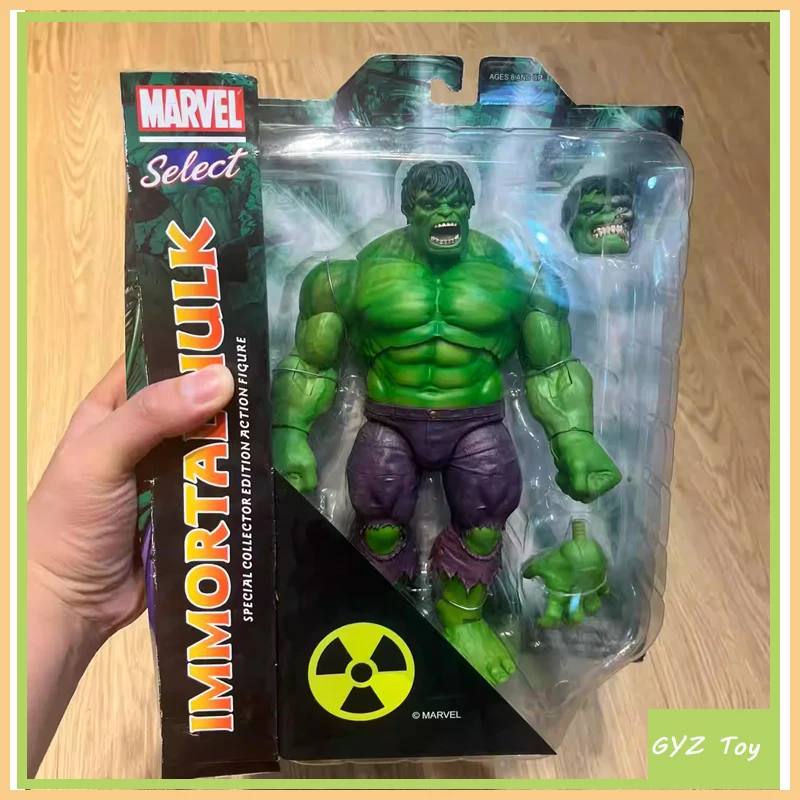 

Оригинальные экшн-фигурки Dst Marvel Select Green Hulk Red Hulk аниме коллекционные модели игрушек Marvel Legends Hulk Детский Рождественский подарок