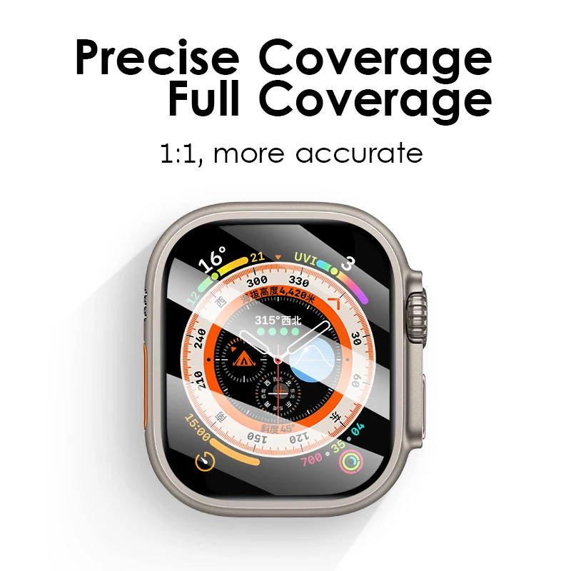 For Apple Watch Ultra 49MM Screen Protector Not Glass Protective For Apple Watch Series 8/7/6/5/4/SE Iwatch 45MM 40MM 41MM 44mm