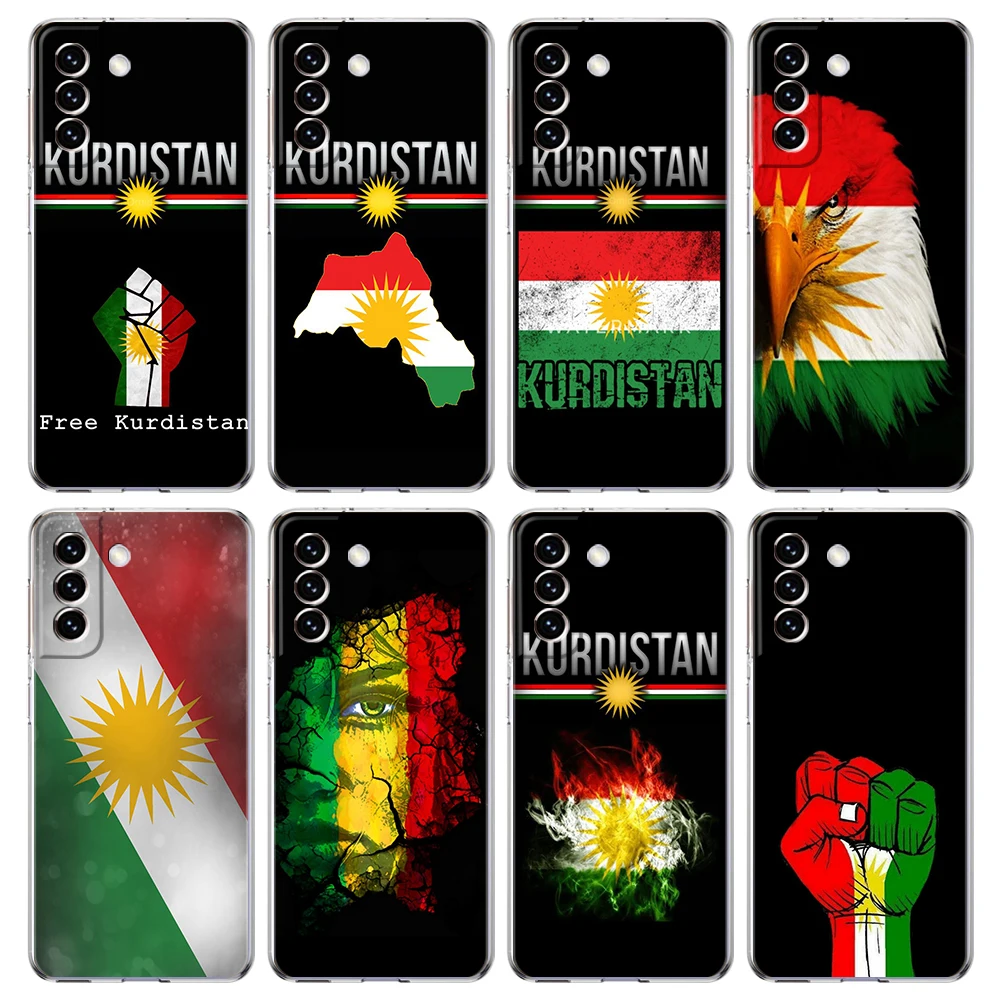 

Прозрачный чехол с флагом Курдистана для Samsung Galaxy S22 S20 FE Note 20 10 S21 Ultra S10 S10E M21 M31 M32 Lite Plus
