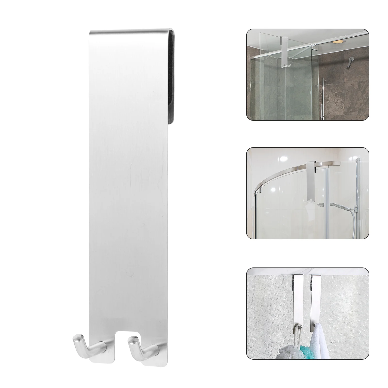 

Вешалка для крючков на дверь: вешалка для одежды из нержавеющей стали, вешалка для одежды, вешалка для полотенец для спальни, ванной, кухни, ш...