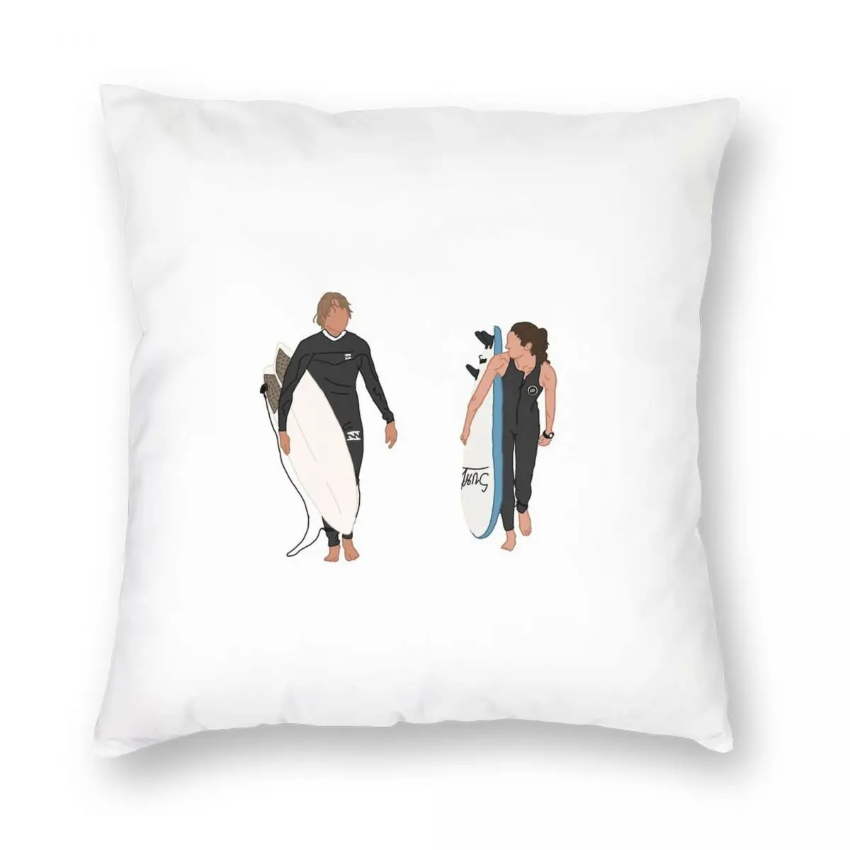 Квадратный чехол Densi для серфинга из полиэстера льна бархата креативный