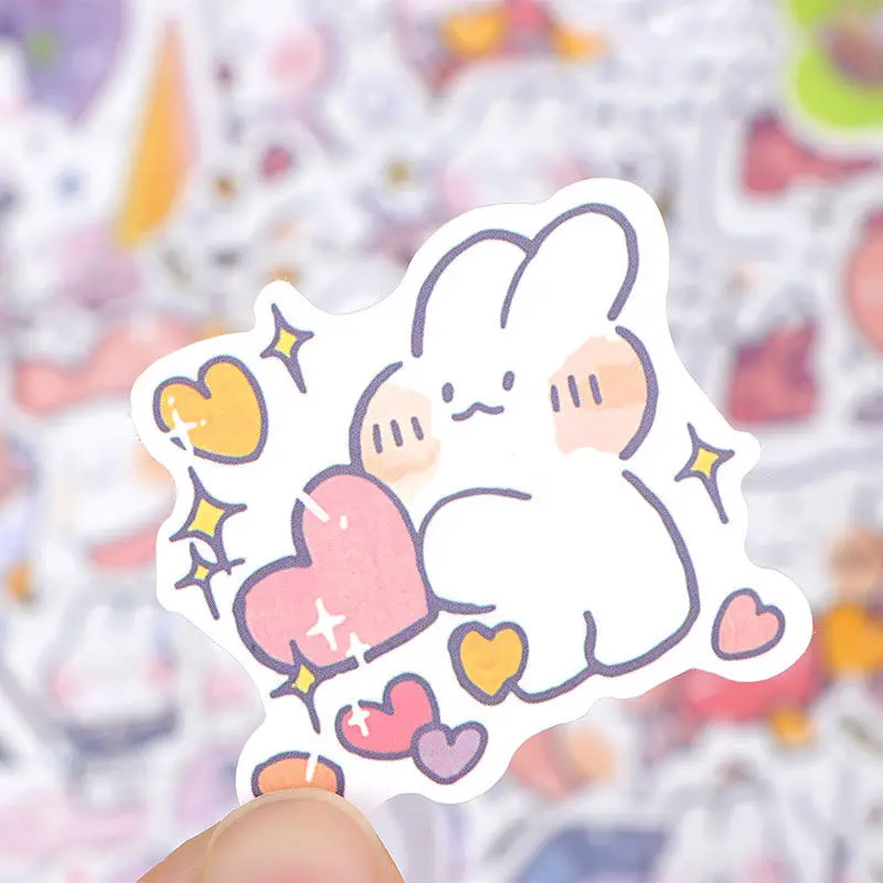 

100 Pcs Cute Sticker for Refrigerator Mobile Phone Tablet Cup Computer Suitcase Notebook Stationery Personalized Kawaii Stickers