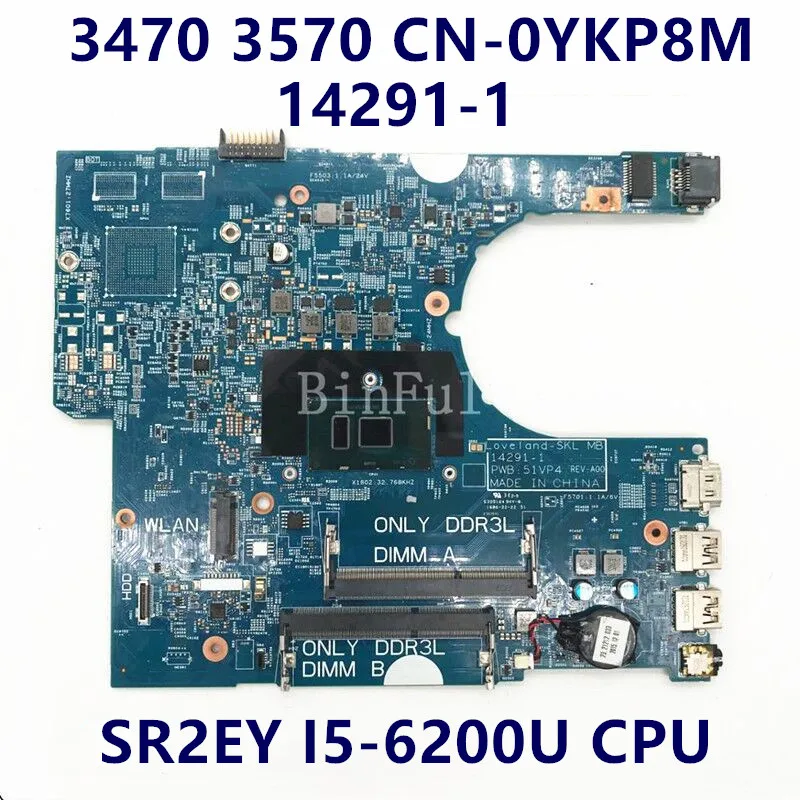 CN-0YKP8M 0YKP8M YKP8M материнская плата 51VP4 14291-1 для DELL 3470 3570 Материнская ноутбука с
