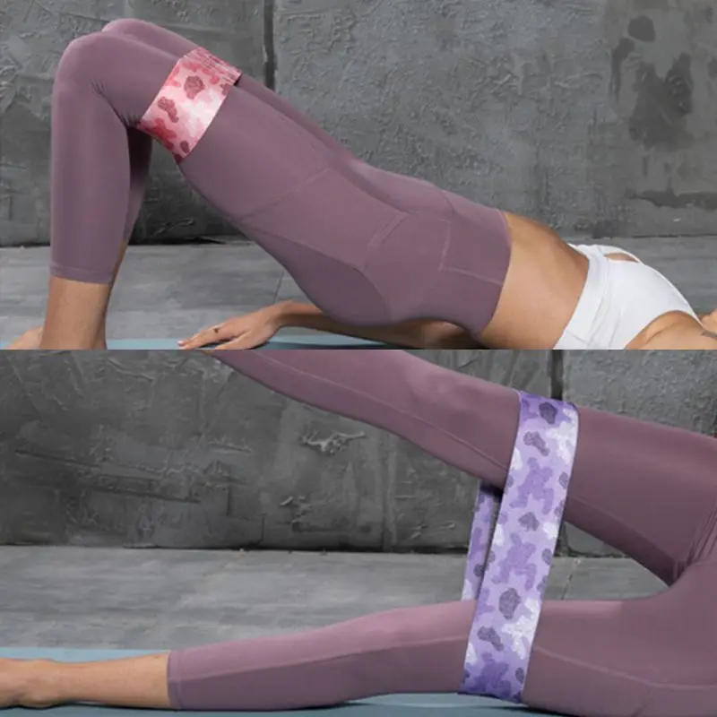 

Hip Elastic Booty Resistance Band 3 Levels Legs Loop Workout Fitness Yoga Strap