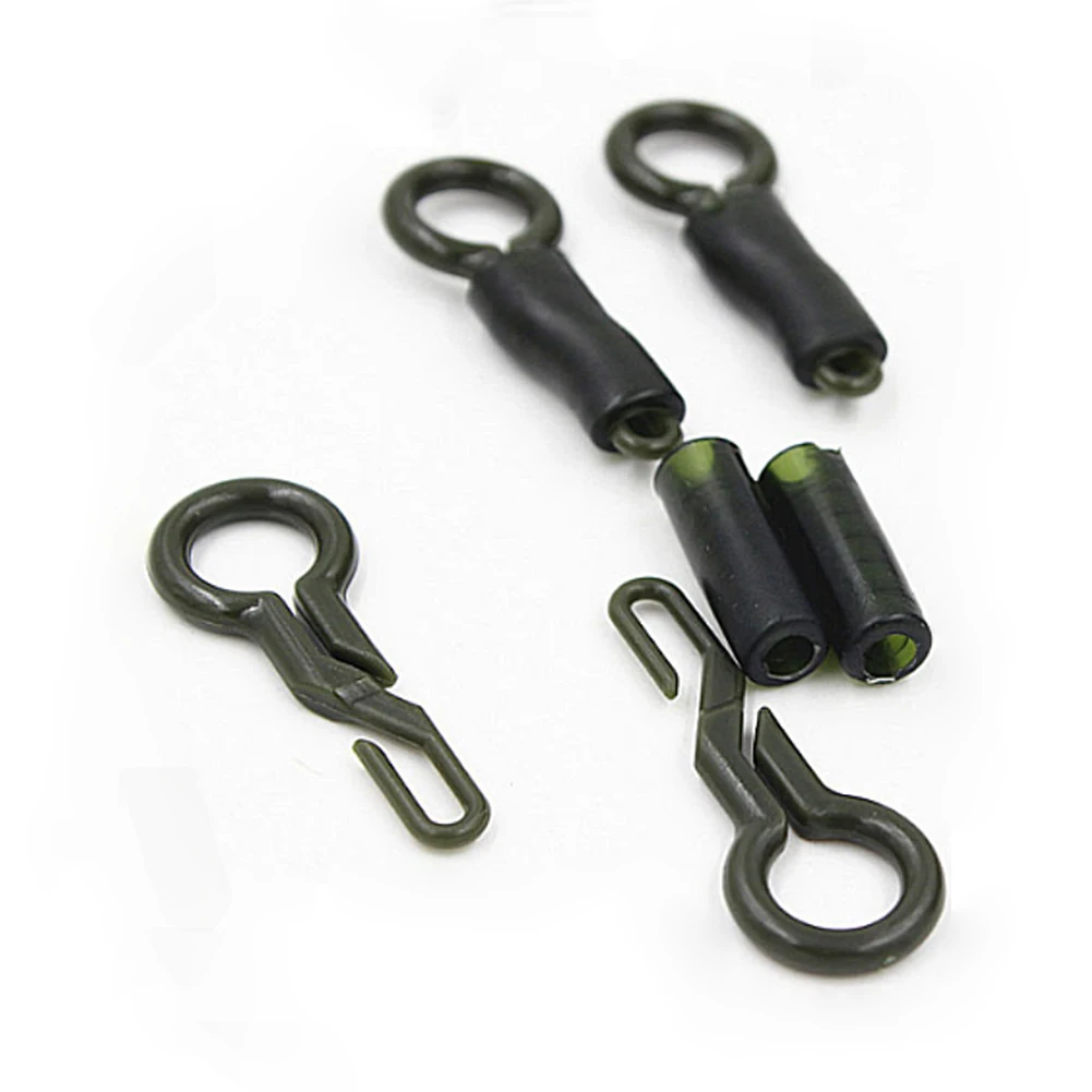 10 шт. зажимы с силиконовыми манжетами для ловли карпа |