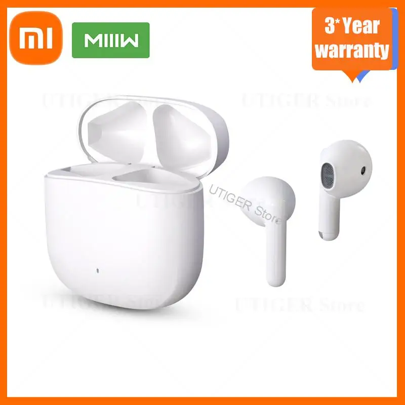 

Xiaomi MiiiW TWS Earphones Marshmallow Bluetooth Headset Compatible White Ultra-small Body Comfortable In-ear 13mm Large Dynamic
