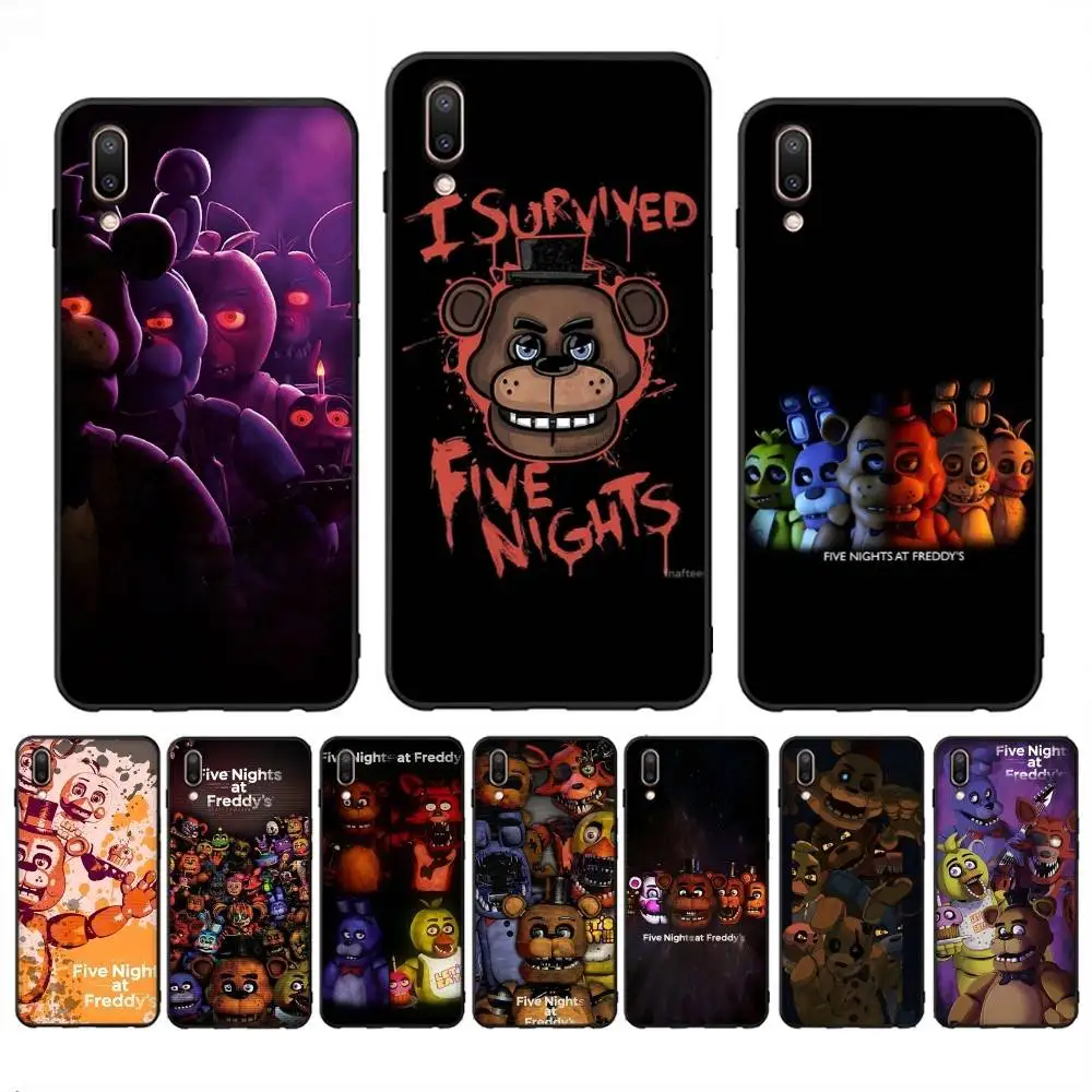 Фото Чехол AmineF- Fnaf F-Five-nights-At-Freddys для телефона Redmi Note 4 X 5 A 6 7 8 T 9 9S 10 11 11S 11Epro Poco M3 pro №1