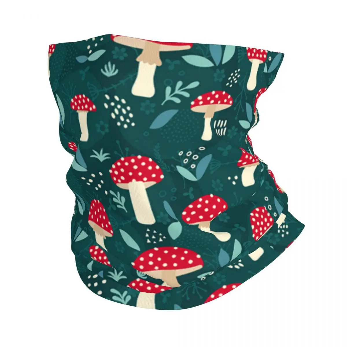 

Psychedelic Magic Flowers Snd Mushrooms Bandana Neck Warmer Women Men Winter Ski Tube Scarf Gaiter Face Cover