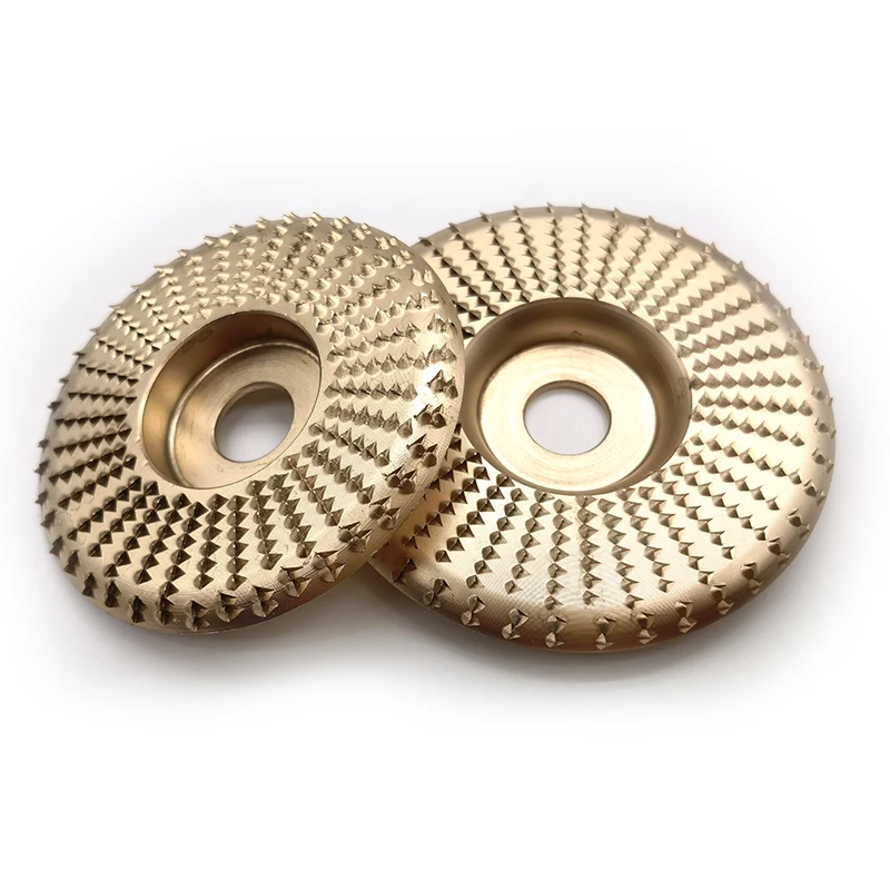 1/2pcs Plat-Arc Wood Grinding Polishing Wheel Rotary Disc Sanding Carving Tool Abrasive Disc Tools for Angle Grinder 4 inch Bore
