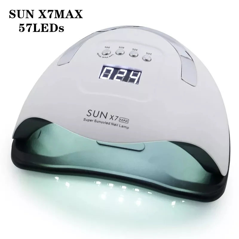 

NEW IN SUN X10/X7MAX Nail Dryer UV LED Lamp With Auto Sensor LCD Display Nails UV Lamp For Gel Varnish Fast Curing Manicure Gel