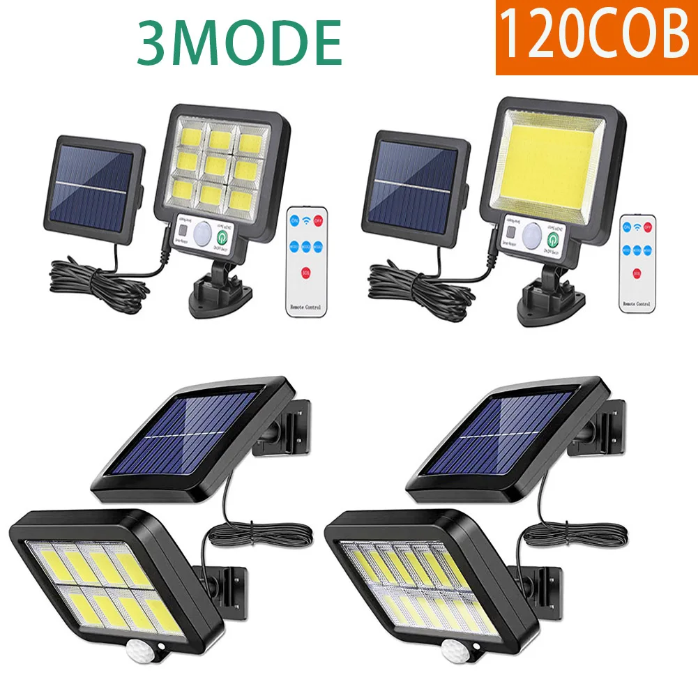 

Outdoor Solar Lamp 120/160LED COB Solar Light motion detector Wall Lamp Led Light Street Lamp For Home Garden Wall light Decor