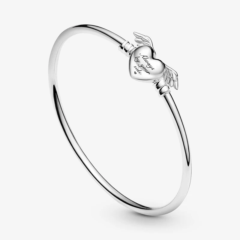 Bracelets en argent regardé 925 authentiques, détruisez AndrClasp, T-bar Coussins Moments, Pave Link, Salle JODIY Bangles imbibés de perles de charme