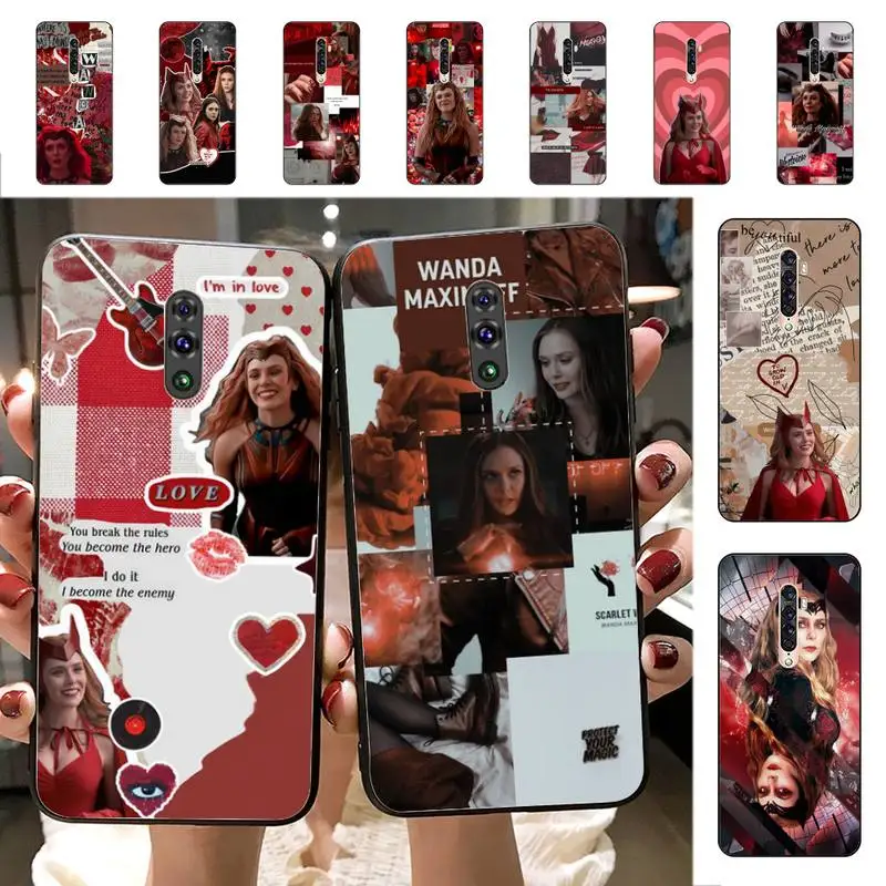 

Disney Scarlet Witch Phone Case for Vivo Y91C Y11 17 19 17 67 81 Oppo A9 2020 Realme c3