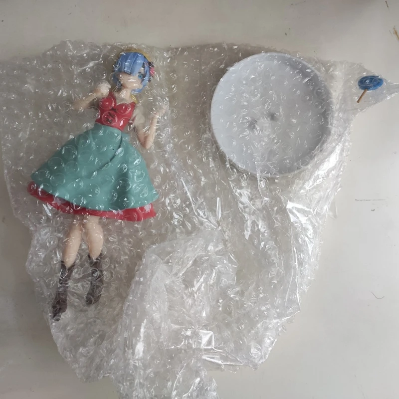 Оригинальный аниме Re:Life In A другой мир от нуля фигурка Ram Rem игральные карты модель