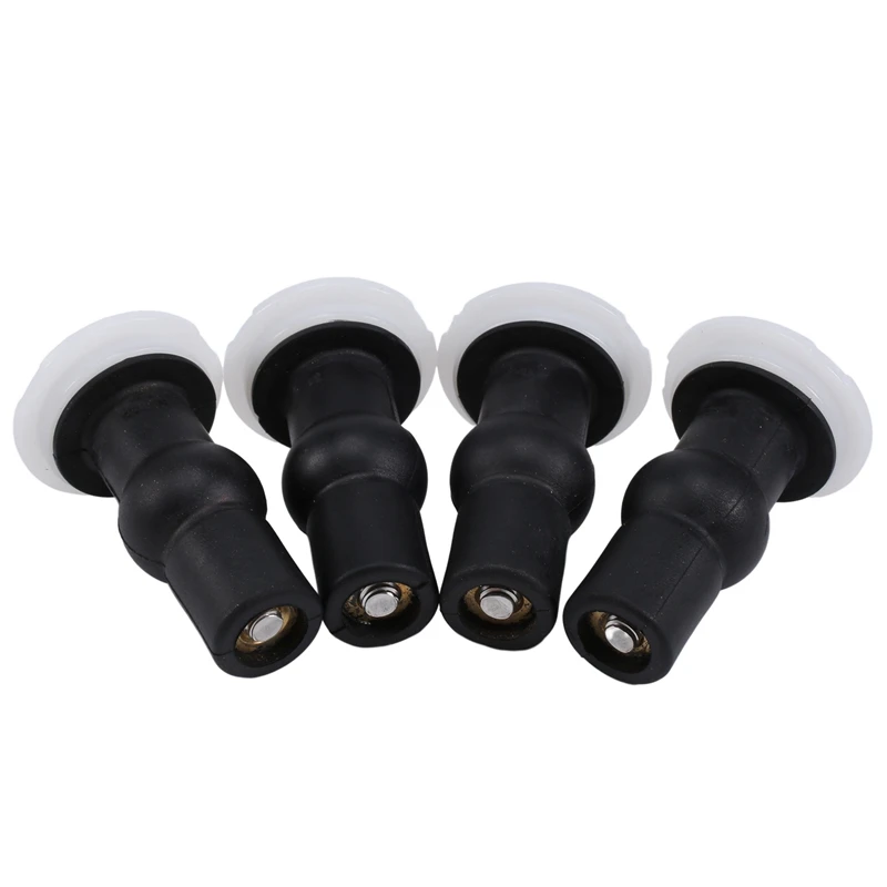 

4 Pack Toilet Seat Screws Toilet Seat Hinges Bolt Expanding Rubber Top Nuts Screw Fixings Fix WC Blind Hole Fittings