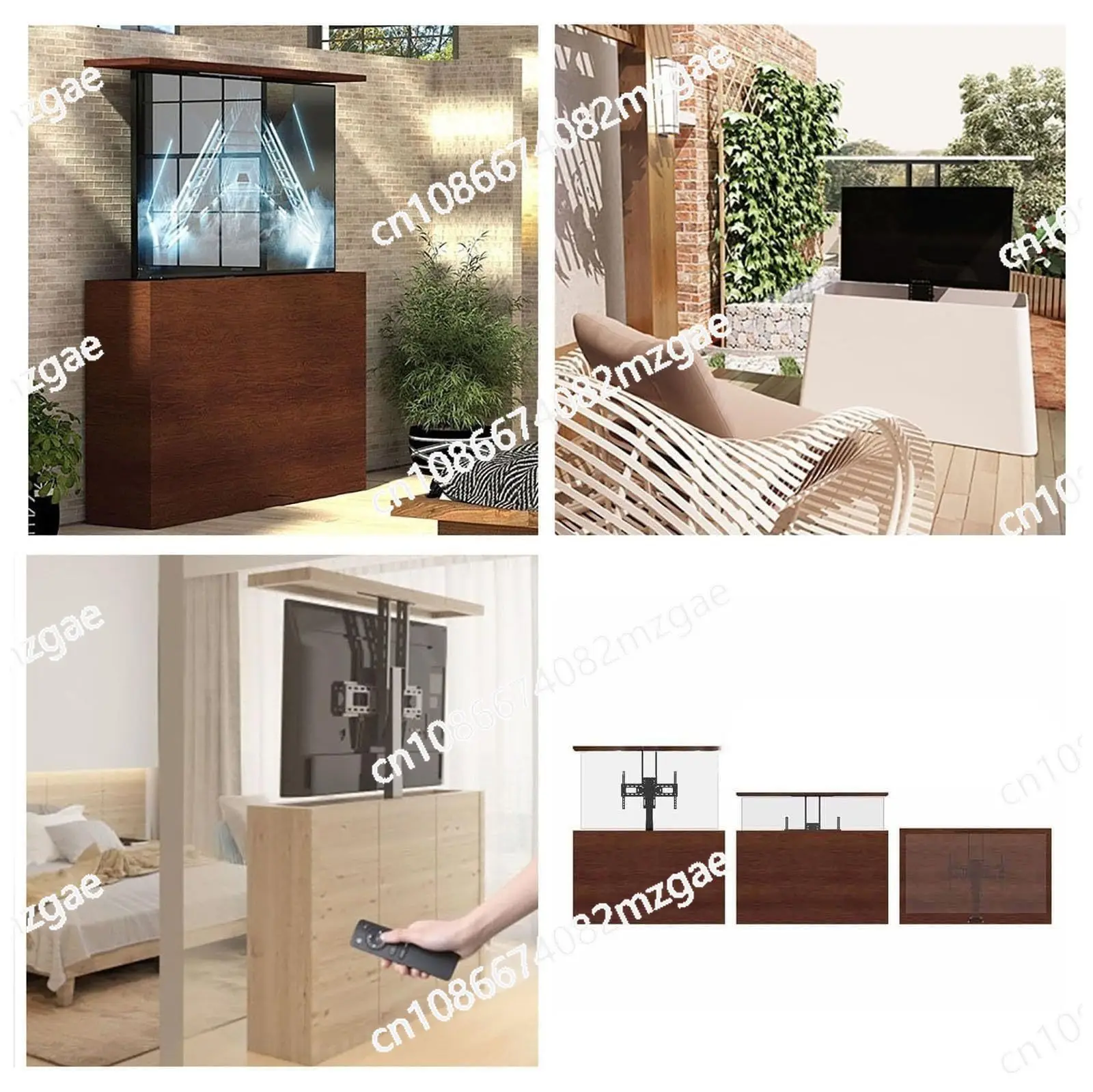 Фото Подходит для регулируемой подставки для ЖК-телевизора 32-80 дюймов и регулируемой электрической подставки для телевизора. №4