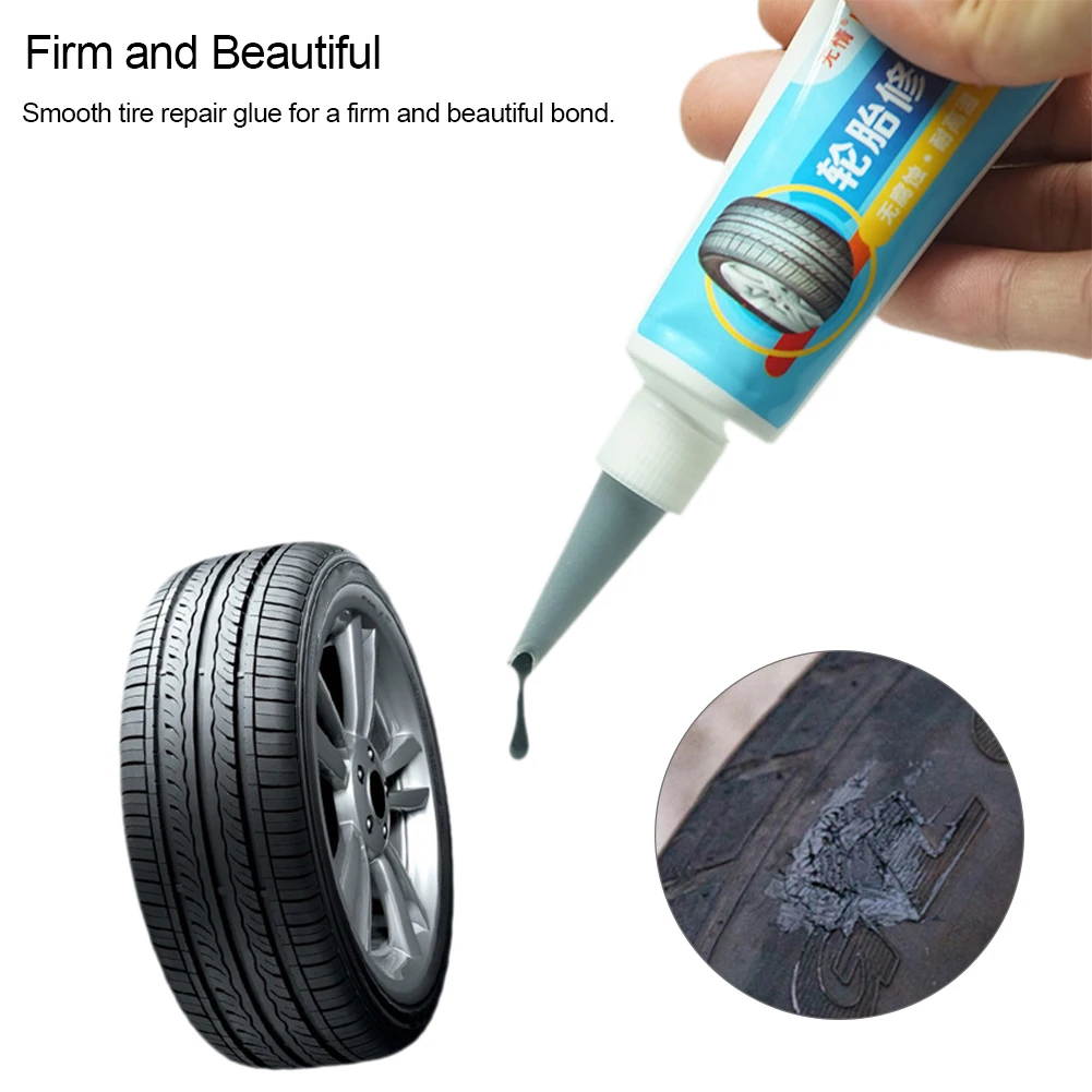

30ml Car Tire Repair Glue Adhesives Sealers Super Caulk Auto Rubber Repair Tire Glue Window Speaker Seal Rubber Tire Sealant