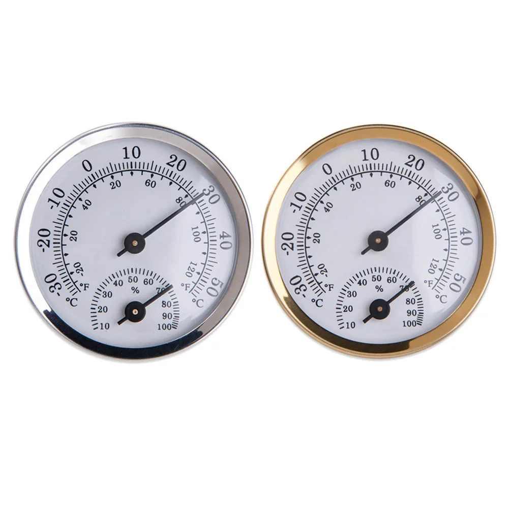 

Temperature Humidity Meter Wall-Mounted Mechanical Thermometer High Precision Dail Household Hygrometer for Sauna Room