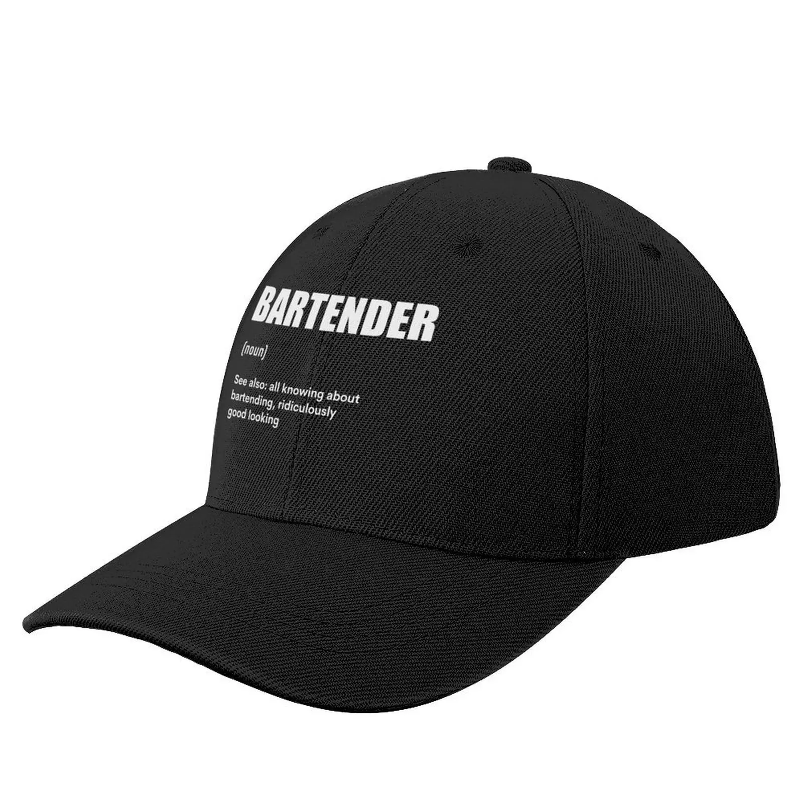 Бейсбольная кепка Barkeeper Bartender Funny Definition Snapback черная шляпа для регби пляжная