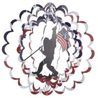 home decorative independence day wind spinners decor 4th of july spinners independence day decoration