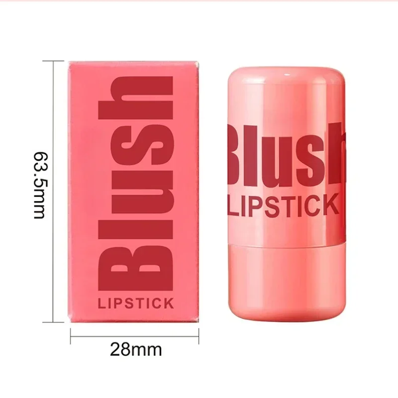 Румяна Jelly Lipstick Rouge Cream Shimmer Blusher Stick Монохромные румяна Грязь Матовый увлажняющий