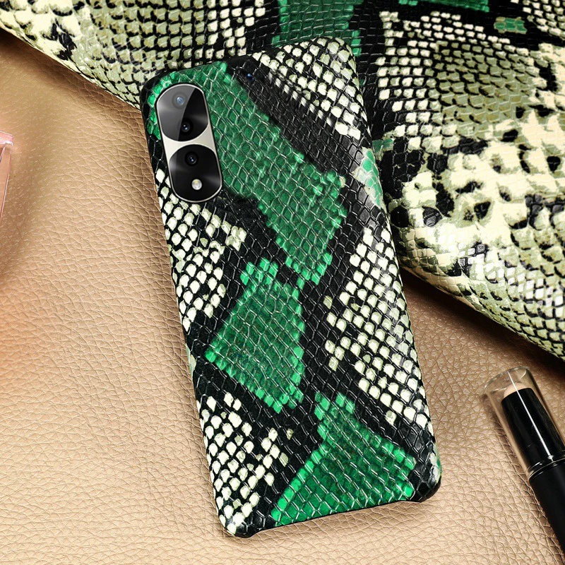 

Роскошный чехол с рисунком питона для Honor 80 70 60 50 30 20 Pro 60 50 X20 SE 50 30 20 Lite X40 GT X30 Max X9, задние чехлы