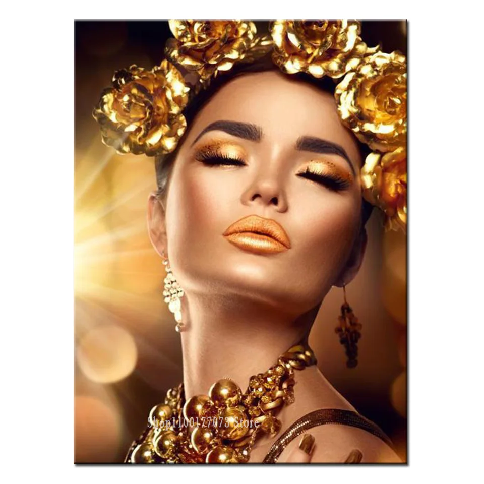 Алмазная 5D Вышивка сделай сам супермодель для женщин полностью квадратная