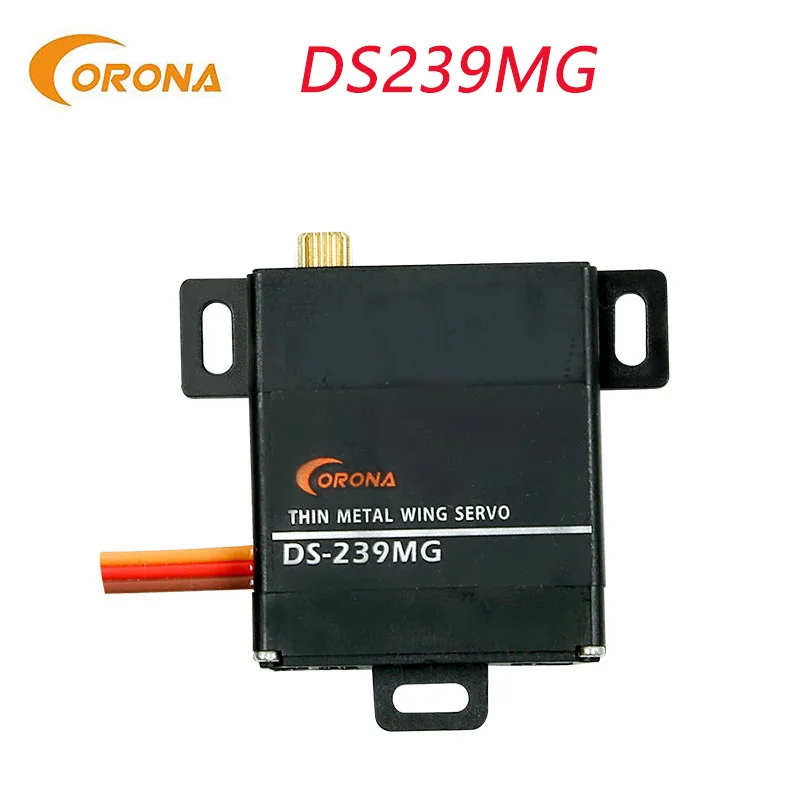 Цифровая тонкая металлическая Шестерня Corona DS239MG 4,6 кг/сек/22 г для радиоуправляемого самолета с неподвижным крылом