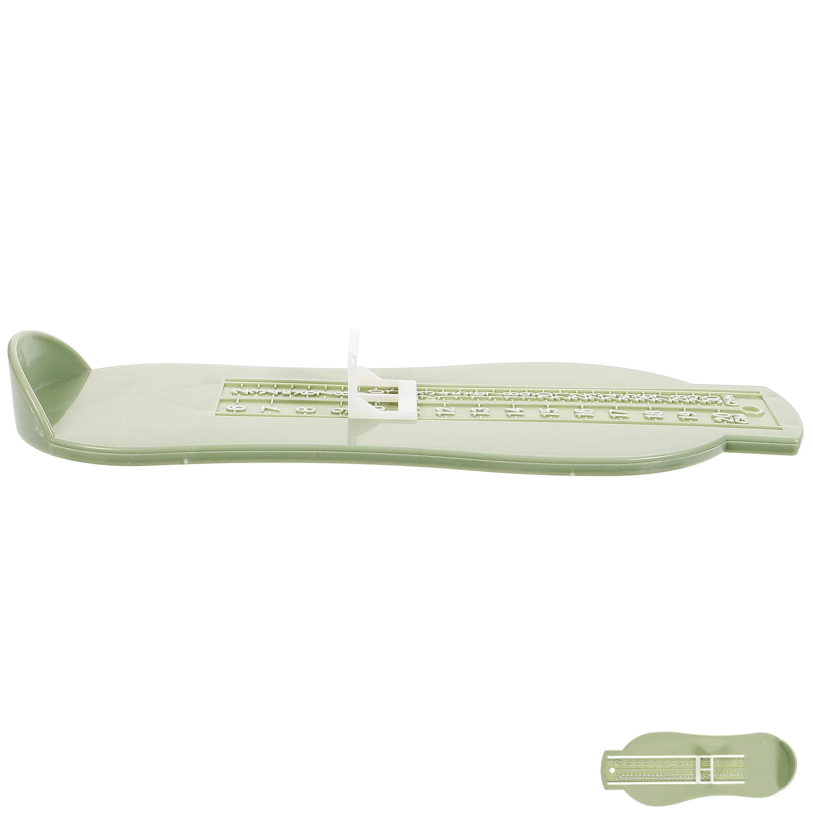 Измеритель стопы для малышей инструмент измерения размера обуви линейка (синий)