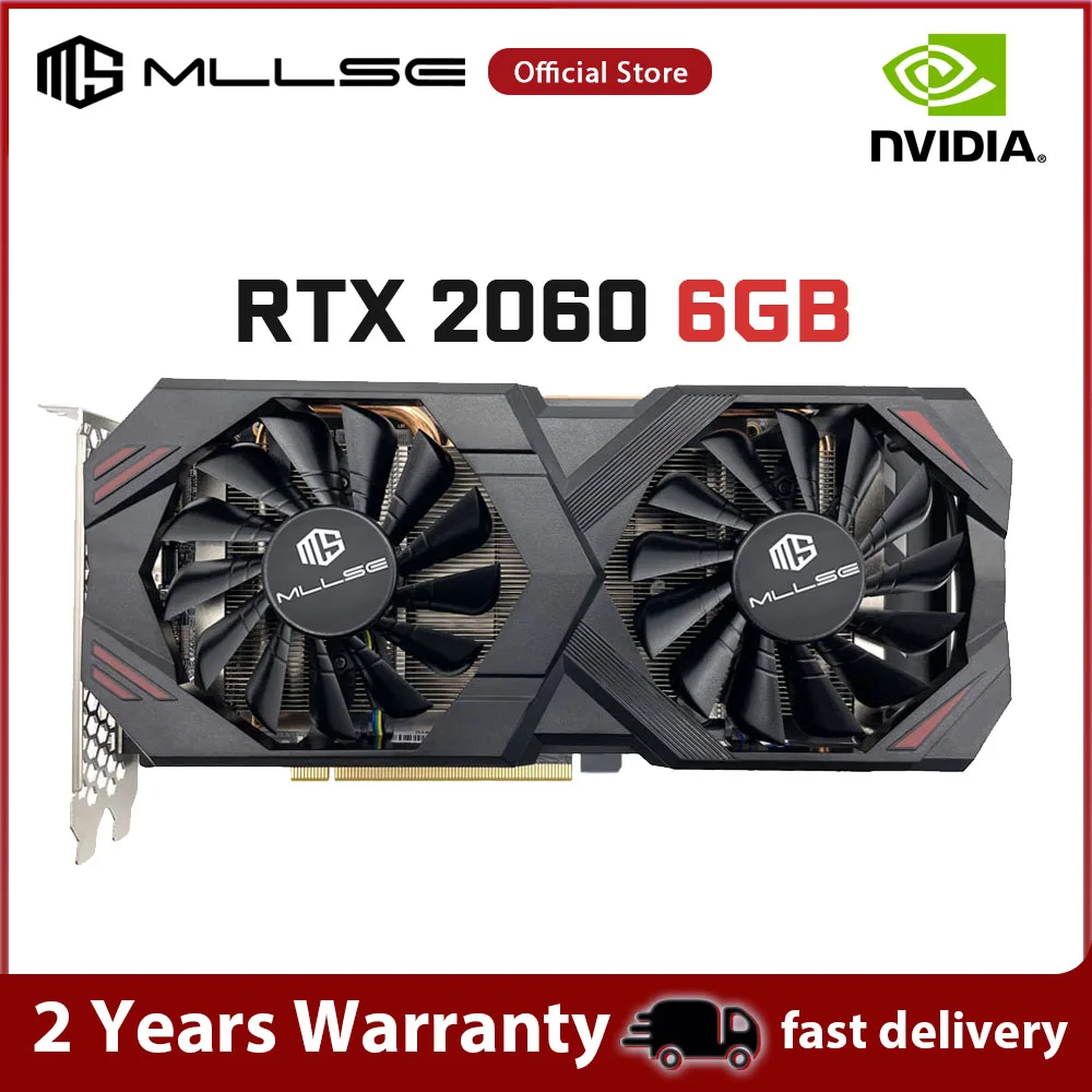 Графическая карта MLLSE NVIDIA GeForce RTX 2060 6G GDDR6 бит стандартный графический процессор rtx