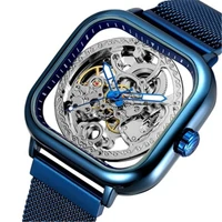 mens mechanical watch men waterproof clock luxury business luminous male watch skeleton wristwatch for menfd110jhg