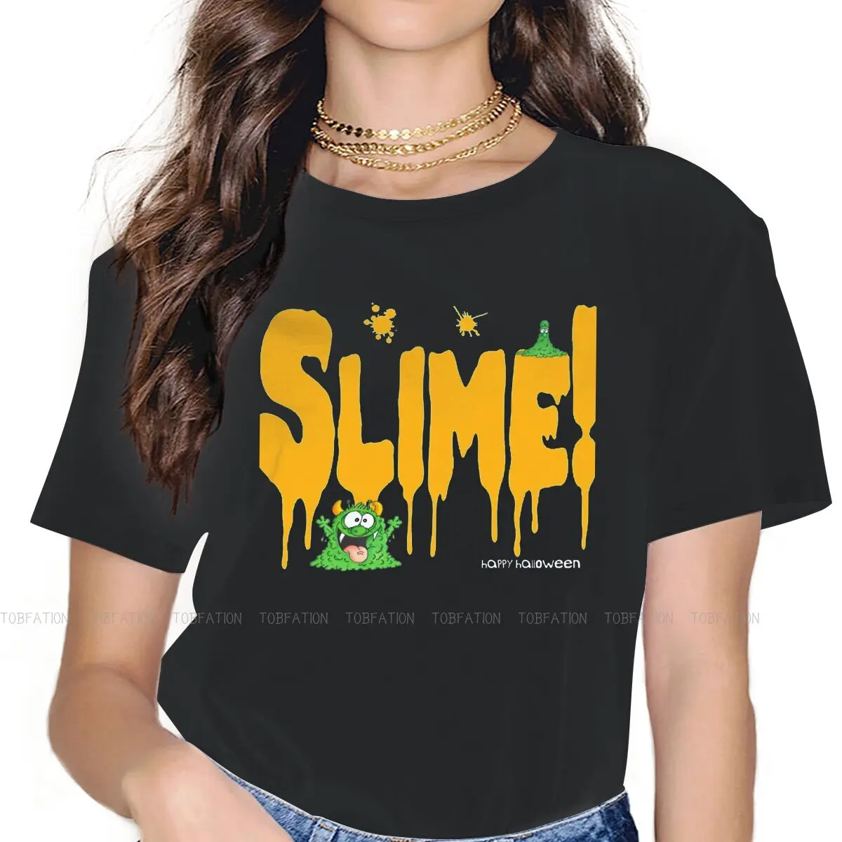 

Halloween Female Shirts Slime Rancher Game Large Vintage Women Top Harajuku Casual Feminine Blusas