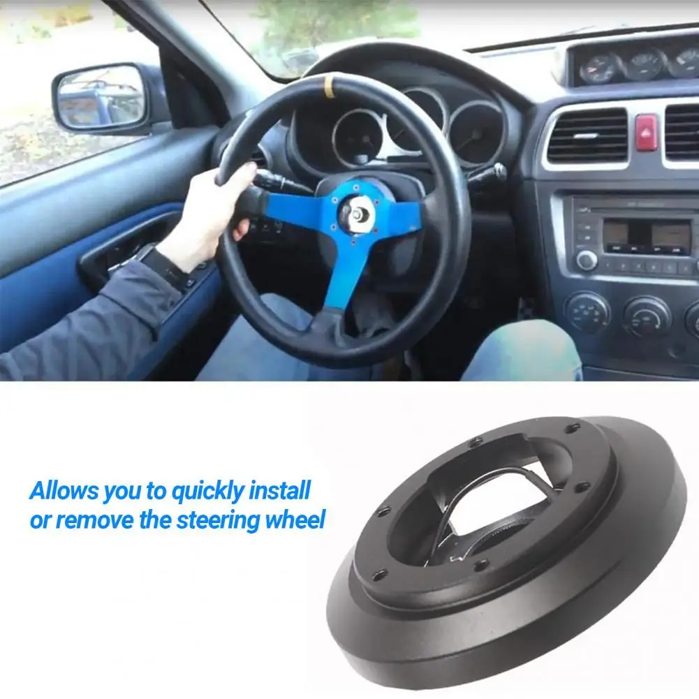 

Short Hub Quick Release Excellent Replacement Aluminum Alloy Car Steering Wheel Hub Adapter for A3/A4/A6/A8