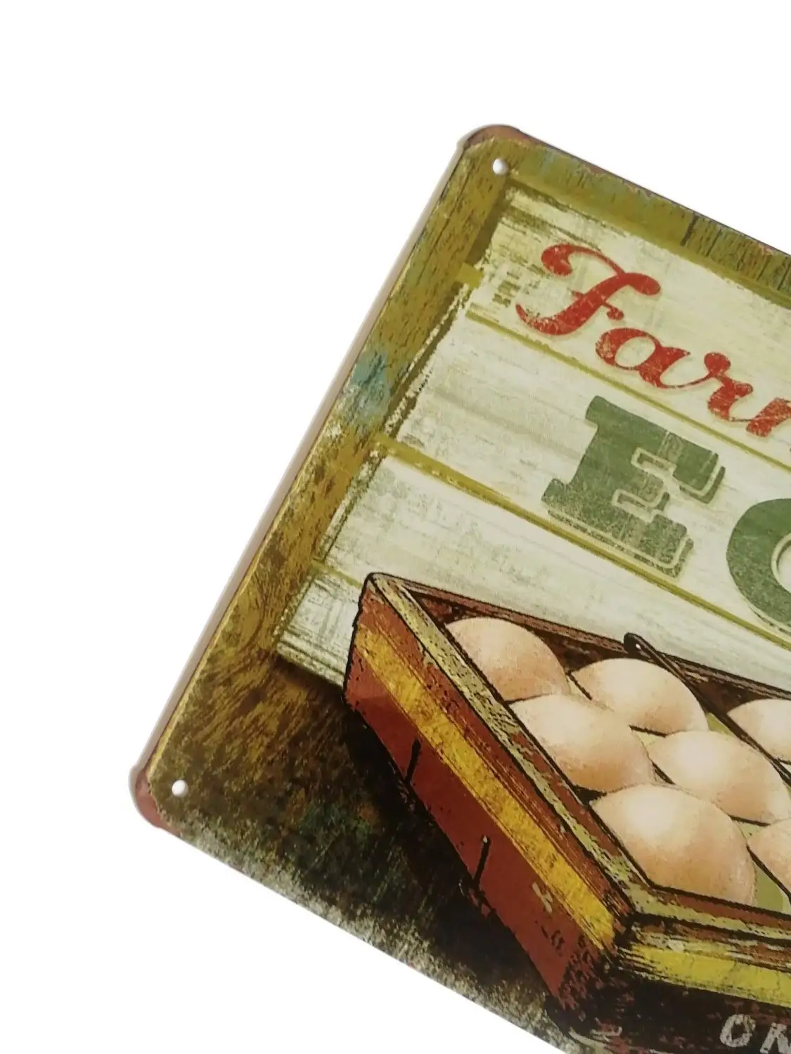 ERLOOD ферма свежие яйца металлический жестяной знак декор искусство курятник