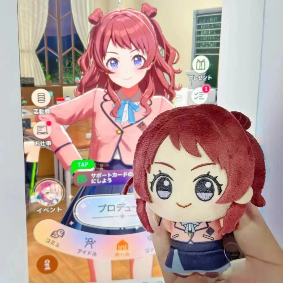 Идолмастер Школа Идол Мастер Плюшевые игрушки Мультфильм Аниме 12 см Саки Ханами