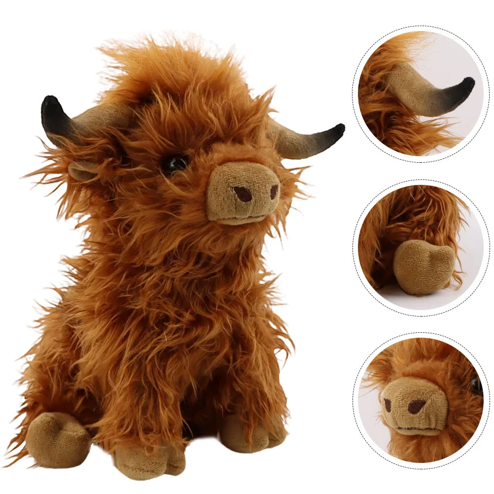 

Stuffed Animals Girls Floor Pillow Kids Cow Plush Stuffed Animal Scottish Cow Stuffed Animal Girl Stuffed Animals