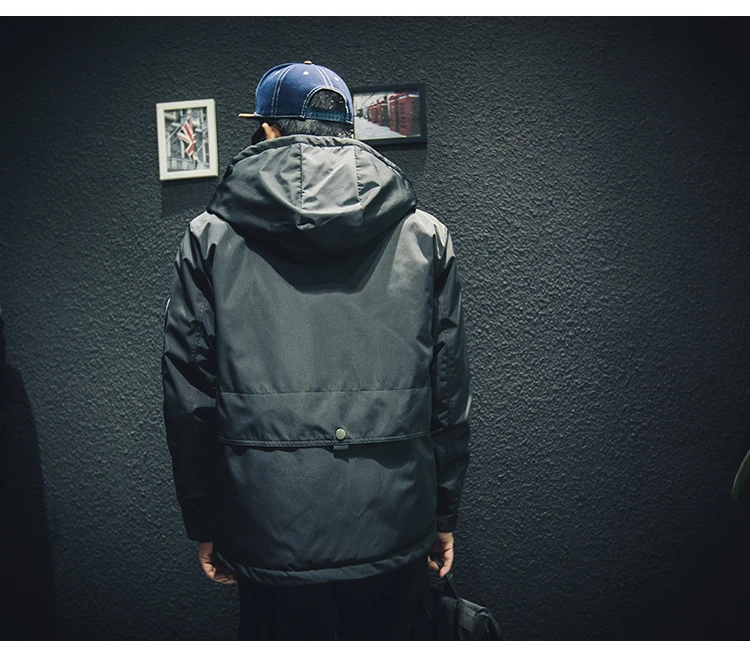 Winter Hooded Short Down Jacket Men Loose Trendy Brand Large Man Thickened Warm Jackets Coat White Duck Sleeveless Downjacket