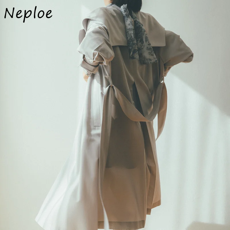 Neploe 2022 Японский новый стиль женские пальто однотонная жемчужная текстура