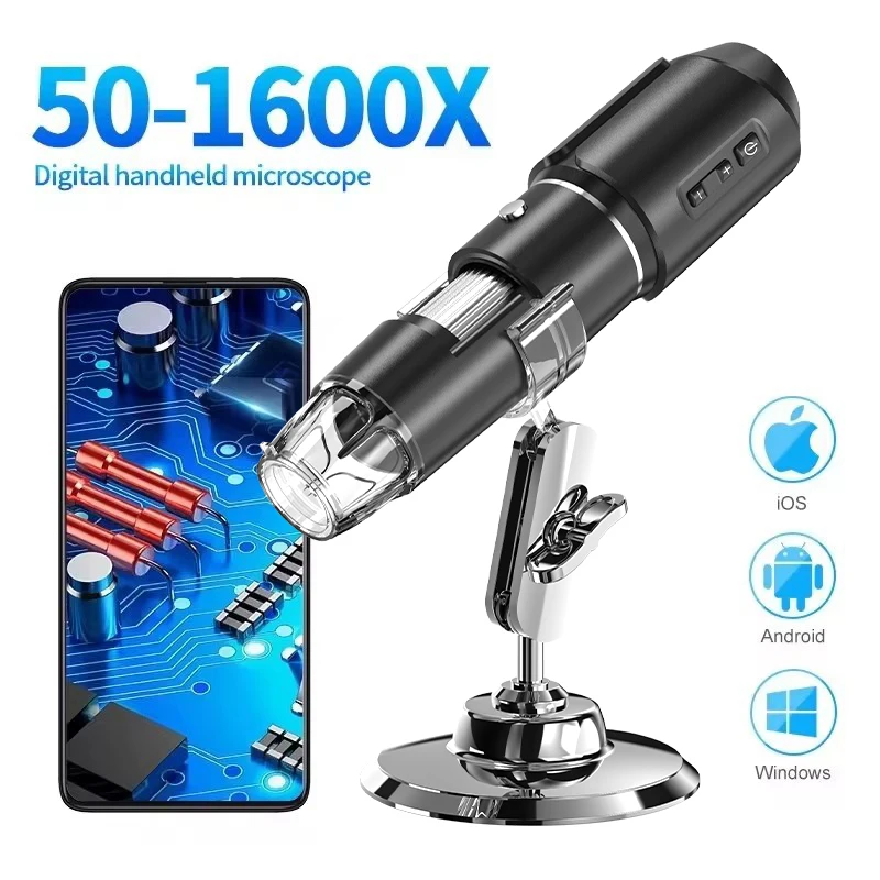 

GUANMOU Wi-Fi цифровой микроскоп 500X-1500X
