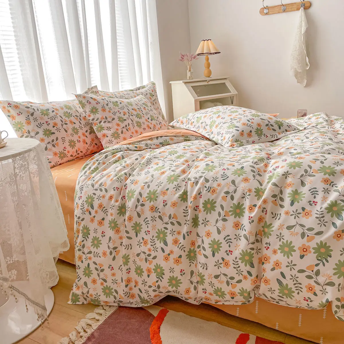 

Student Dormitory Quilt Cover Thickened Cotton Bed Sheet Set Of Four