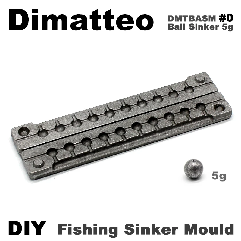 Dimattero DIY форма для рыболовного грузила DMTBASM/#0 размер 10 дюймов