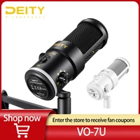 deity vo 7u dynamic microphone usb digital adjustable cardioid wired mic for pro studio youtube living streaming