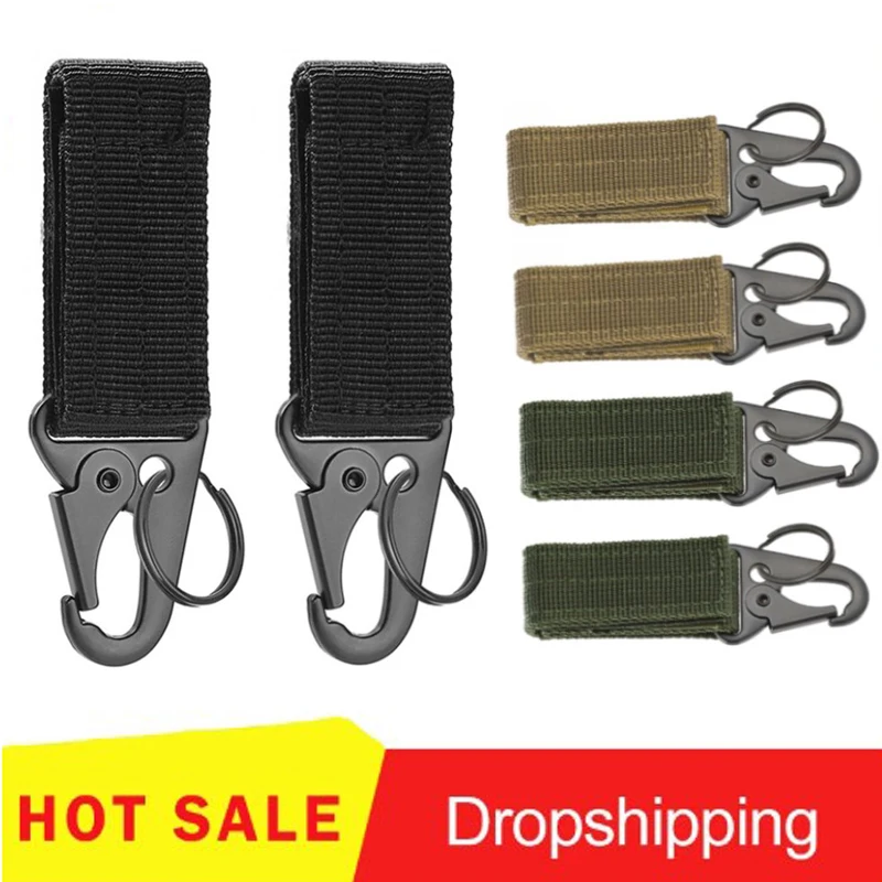 

2/1 шт. карабин для активного отдыха кемпинга тактические нейлоновые перчатки крючок многоцелевой рюкзак ключ крючок анти-потеря Кемпинг по...