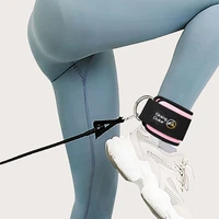 1pcs sport ankle strap fitness ankle support padded d ring ankle cuffs for women gym workouts cable machines leg exercises new