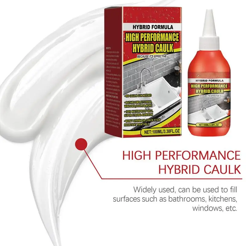 Прозрачный водонепроницаемый клей белый герметик для затирки герметики 100 мл