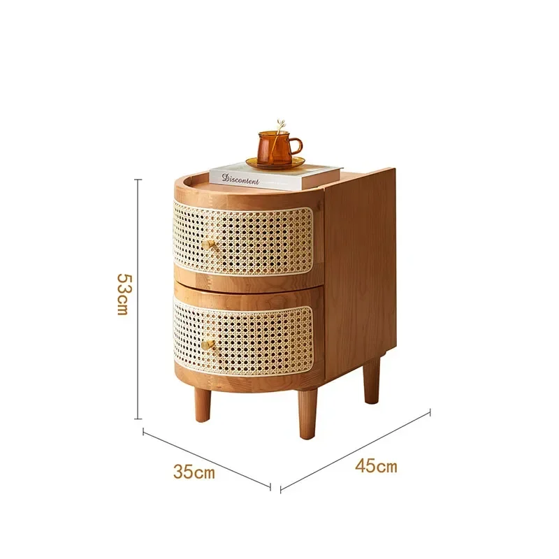Настольная тумбочка прикроватная для спальни подголовник кровати деревянный