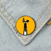 greyhound semaphore pin custom funny brooches shirt lapel bag cute badge cartoon cute jewelry gift for lover girl friends